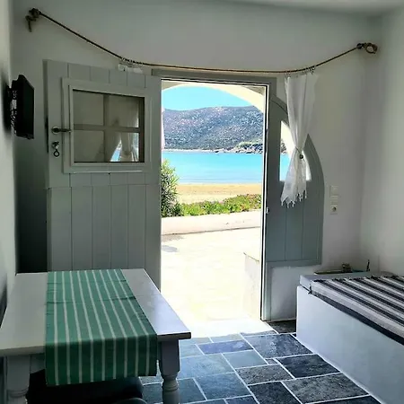 Beautiful Seaside House On The Beach Platis Gialos  Exterior foto