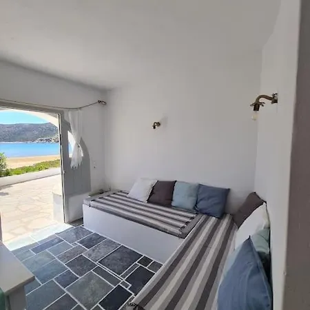Beautiful Seaside House On The Beach Platis Gialos  Exterior foto