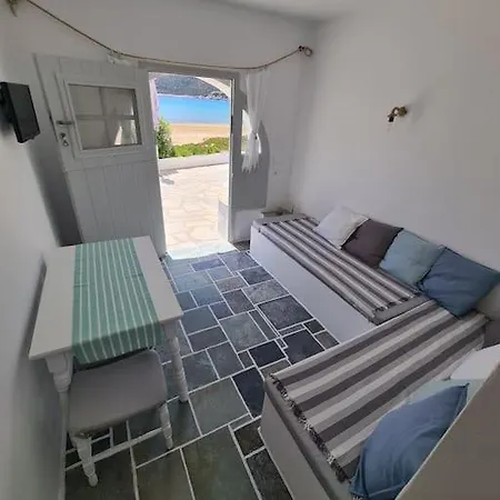 Beautiful Seaside House On The Beach Platis Gialos  Exterior foto
